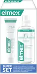 ELMEX Sensitive Super set ústna voda 400 ml + zubná pasta 75 ml