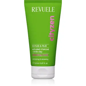 Revuele Cityzen Scrub & Rub čistiaca peelingová pleťová maska s aktívnym uhlím 150 ml