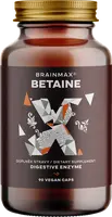 BRAINMAX Betain HCl a horec žltý 90 kapsúl