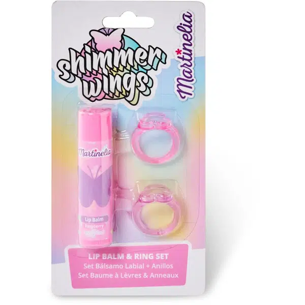 Martinelia Shimmer Wings Lip Balm & Ring Set sada
