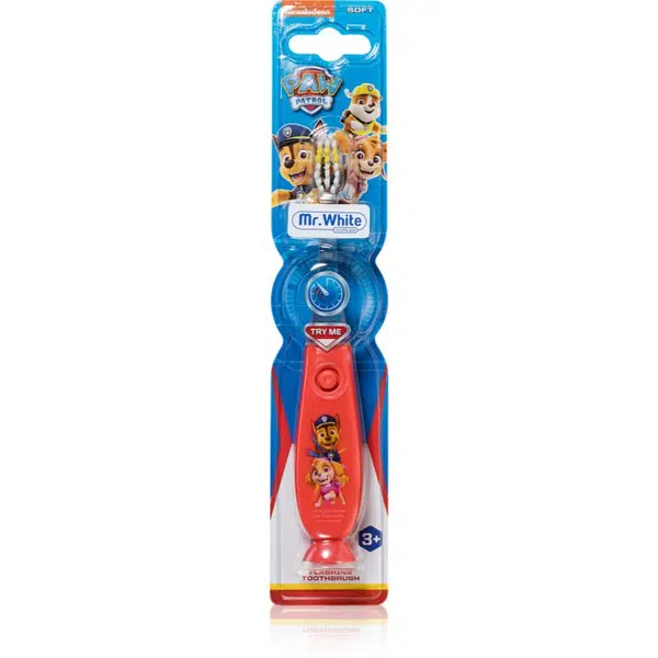 Nickelodeon Paw Patrol Flashing Toothbrush zubná kefka soft 3+ 1 ks