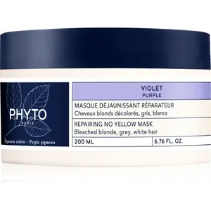 Phyto Violet Repairing No Yellow Mask regeneračná maska pre blond a melírované vlasy 200 ml