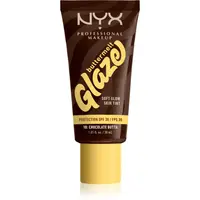 NYX Professional Makeup Buttermelt Glaze rozjasňujúci tónovací fluid SPF 30 odtieň 10 Chocolate Butta ml