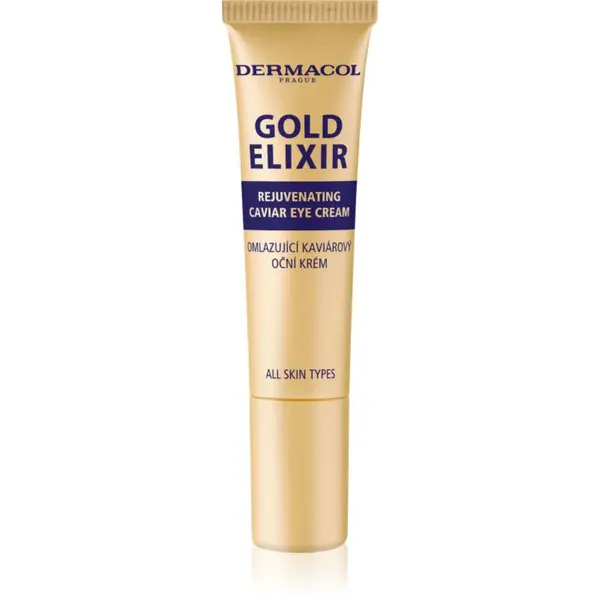 Dermacol Gold Elixir omladzujúci očný krém s kaviárom 15 ml