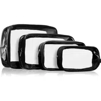 Notino Travel Collection Clear Organizer Set cestovná sada Black