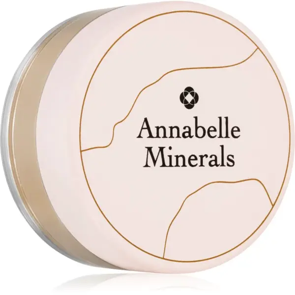 Annabelle Minerals Matte Mineral Foundation minerálny púdrový make-up pre matný vzhľad odtieň Golden Sand 4 g