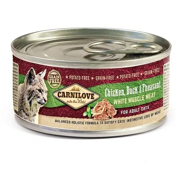 Carnilove Cat konzerva Duck & Pheasant 100 g | Konzerva pre mačky