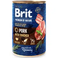 Brit konzerva Premium by Nature Pork & Trachea 800 g | Konzerva pre psov