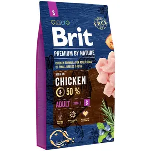 Brit Premium by Nature Adult S 8 kg | Granule pre psov