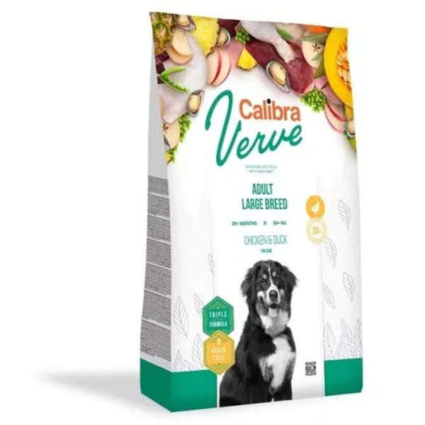 Calibra Dog Verve GF Adult Large Chicken & Duck 12 kg | Granule pre psov