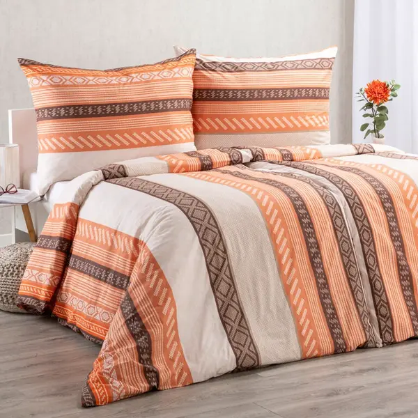 Bavlnené posteľné obliečky TEHLIČKY