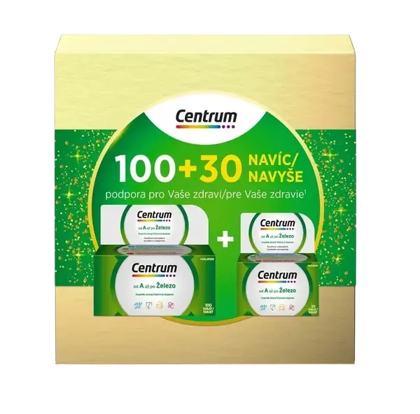 CENTRUM AZ Multivitamín, darčekové balenie 130 tablet