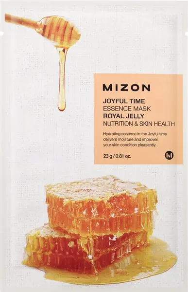 MIZON Joyful Time Essence Mask Royal Jelly Plátenná maska s vysoko hydratačným a vyživujúcim účinkom 23 g