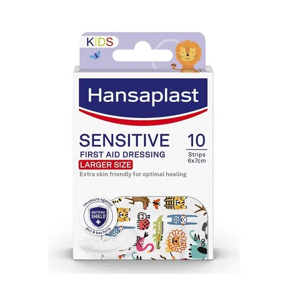 Hansaplast Sensitive Zvířátka Large náplast 10ks