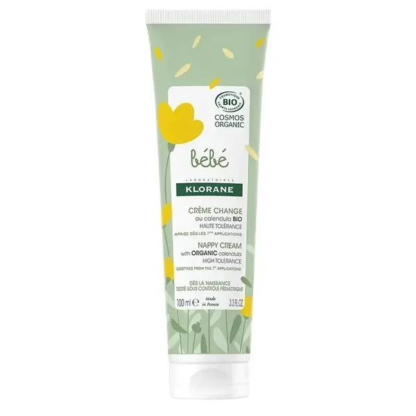 Klorane Bebe Krém na přebalování s bio měsíčkem 100 ml