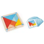 Janod Origami Tangram s predlohami 25 ks kariet séria Montessori