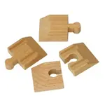 BABU vláčiky - Koľaj rampa 4cm, 4ks