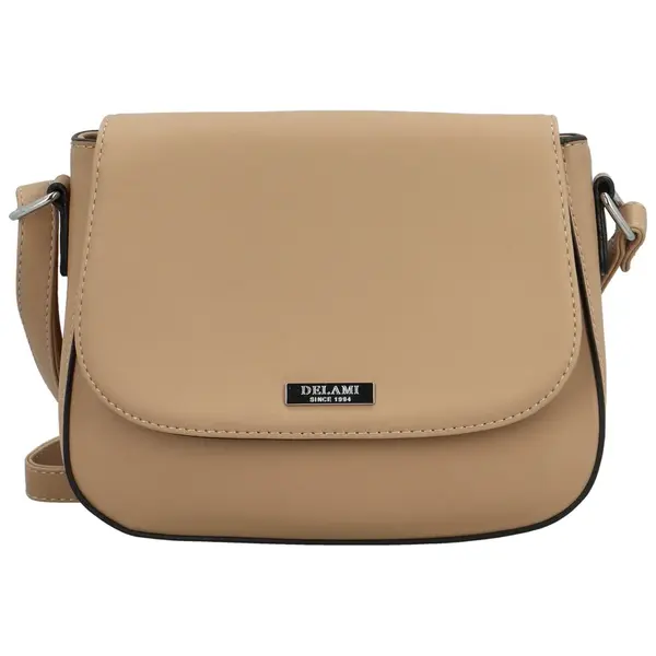 Módní dámská crossbody kabelka Delami Little Charm, béžová