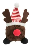 Vánoční Hračka Pes Míček Sob Plyš 18-29cm Tr 1ks