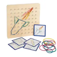 Small Foot Drevená doska Geoboard