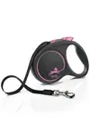 Vodítko Flexi Black Design L pásek 5m/50kg růžová new