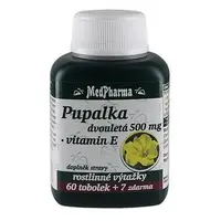 Medpharma Pupalka Dvouletá 500mg+vit.e Tobolek 67
