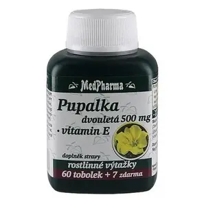Medpharma Pupalka Dvouletá 500mg+vit.e Tobolek 67