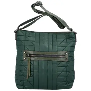 Dámská kombinovaná praktická crossbody taška Cristina, zelená