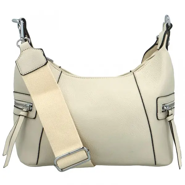 Stylová dámská crossbody Michitta, krémová