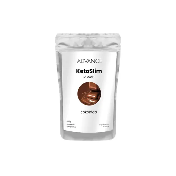 ADVANCE KetoSlim 480 g protein - príchuť čokoláda