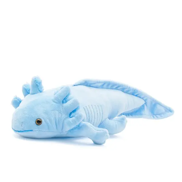 Plyšová hračka Axolotl 45 cm modrá