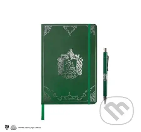 Harry Potter Set zápisník s perom Slizolin