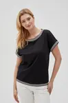 Marisse Women's T-Shirt L-Ts-4637 Black