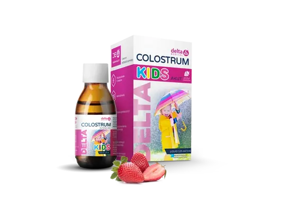 DELTA COLOSTRUM sirup JAHODA KIDS