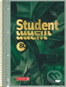 Brunnen student blok džungle A4 - čtvereček, 80 listů