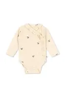 Bavlnené body pre bábätká Konges Sløjd SUI NEWBORN FRILL BODY GOTS