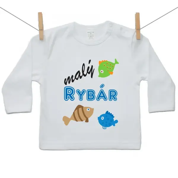 Boodyy Tričko s dlhým rukávom Malý rybár 134 (8-9 rokov)