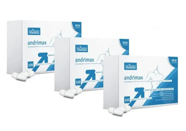 2+1 Doplnok na podporu mužnosti Andrimax - 120 kapsúl