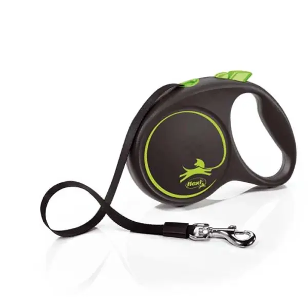 flexi Black Design L popruh 5m zelená do 50kg