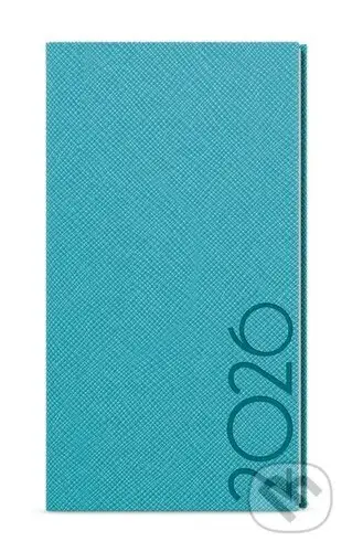 Týdenní diář 2026 Jakub Tora kapesní tyrkys