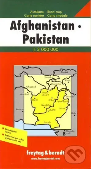Afghanistan, Pakistan /Afganistán-Pakistán 1:3 mil./automapa