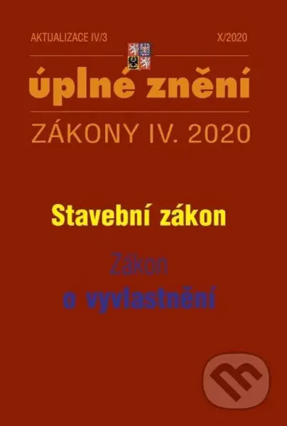 Aktualizace IV/3 2020 Stavební zákon, Zákon o vyvlastnění