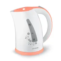 Varná kanvica 1,7 l, bielo-oranžová