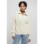 Women's oversized troyer knit - sand