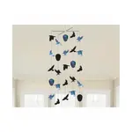 Amscan Visiace dekorácie Lebky a Vrany 6ks 100x40cm