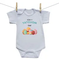 Boodyy Body s krátkym rukávom Som v tatovom tíme 92 (18-24 mesiacov)