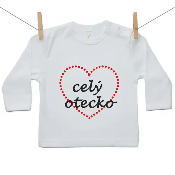 Boodyy Tričko s dlhým rukávom Celý otecko 128 (7-8 rokov)