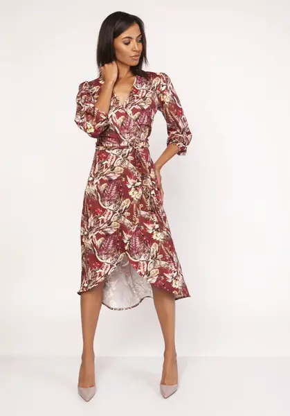 Lanti Dámské šaty Suk161 vzorované