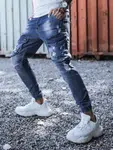 Pánské kalhoty modré Dstreet