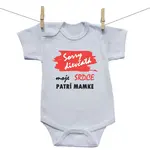 Boodyy Body s krátkym rukávom Sorry dievčatá moje srdce patrí mamke 68 (3-6 mesiacov)